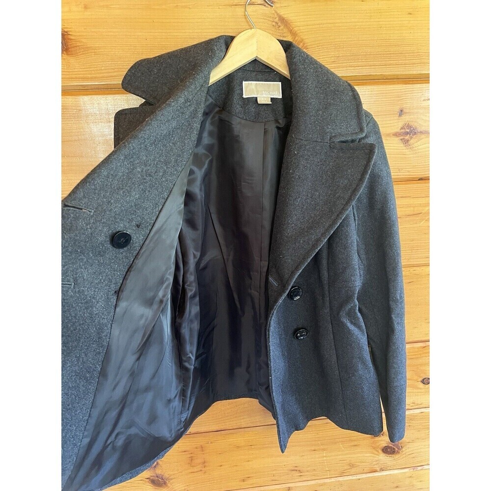 Michael Kors Women Gray Trench Coat Double Breast… - image 3